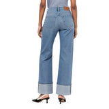 Polo Womens Ziyanda Relaxed Leg Jeans In Medium Wash