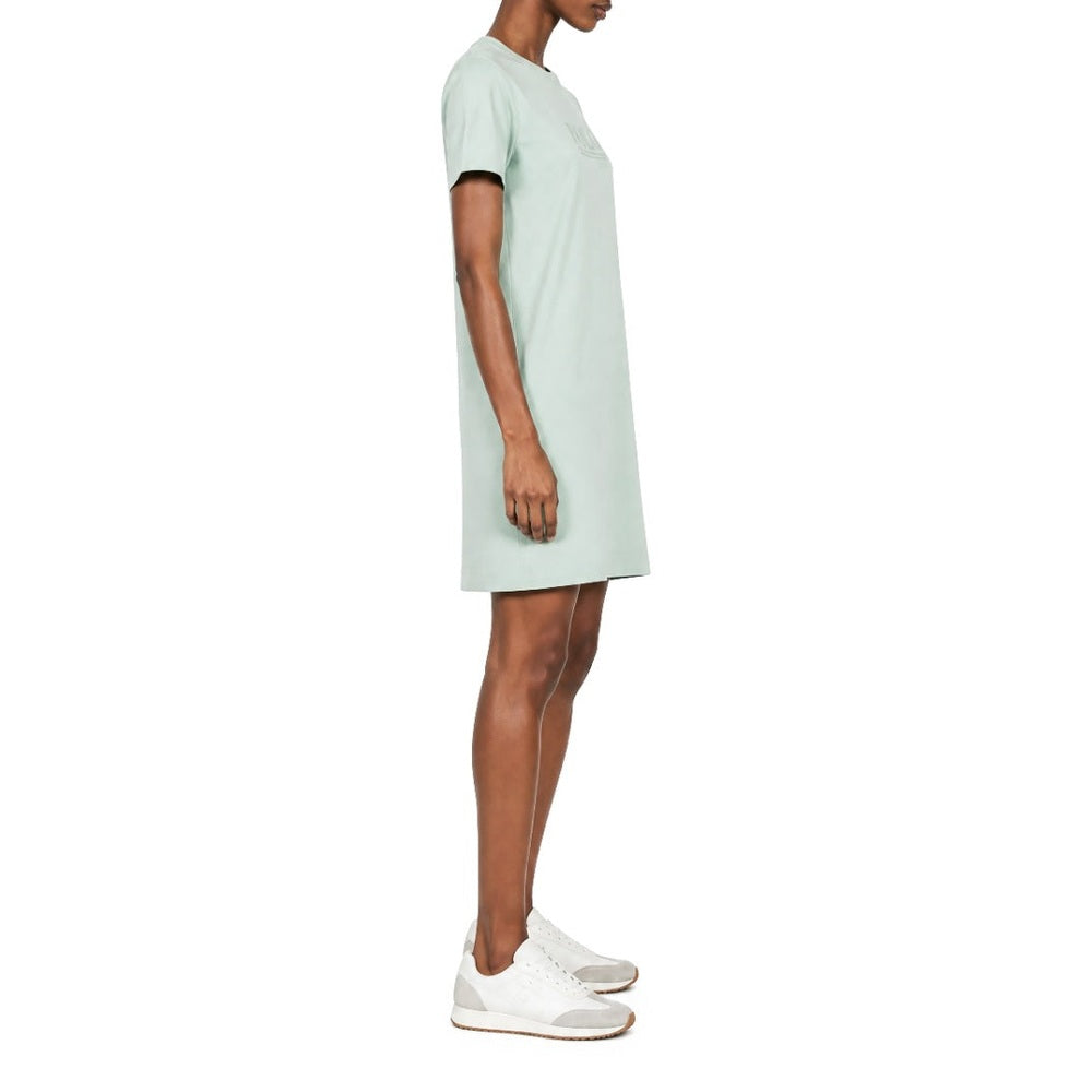 Polo Womens Nandi Short Sleeves T-Shirt Dress In Mint