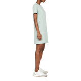Polo Womens Nandi Short Sleeves T-Shirt Dress In Mint