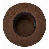 Polo Womens Straw Bucket Hat In Brown