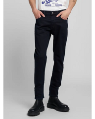 Replay Mens Willibi Regular Slim Fit Jean In Dark Navy