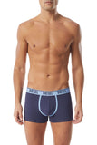 Diesel Mens M-Umbx Damie 2 Pack Boxer Long Shorts in Blue Multi