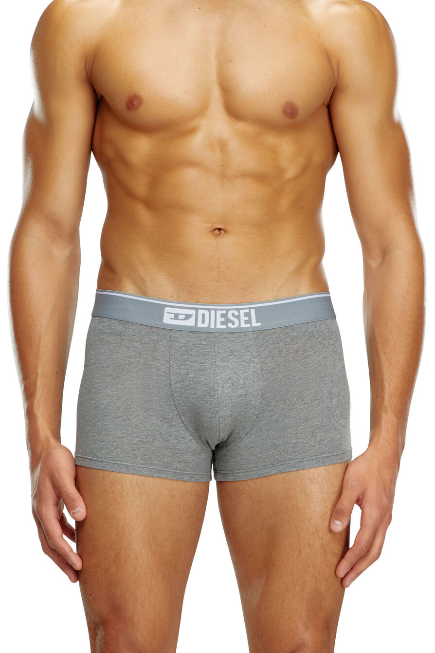 Diesel Mens M Umbx Damien 3 Pack Boxers In Grey Multi