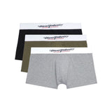 Diesel Mens Umbx Damient 3 Pack Boxer Set In Black/Olive/Grey