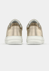 Replay Womens Olympe Allover Sneakers In Gold
