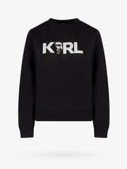 Karl Lagerfeld Ladies Sweatshirt In Black