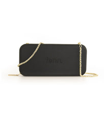 Fenn Handle With Chain Wallet For Women In Black
