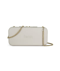 Fenn Womens Wallet With Gold Chains In Champagne