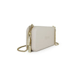 Fenn Gold Zip Purse In Champagne
