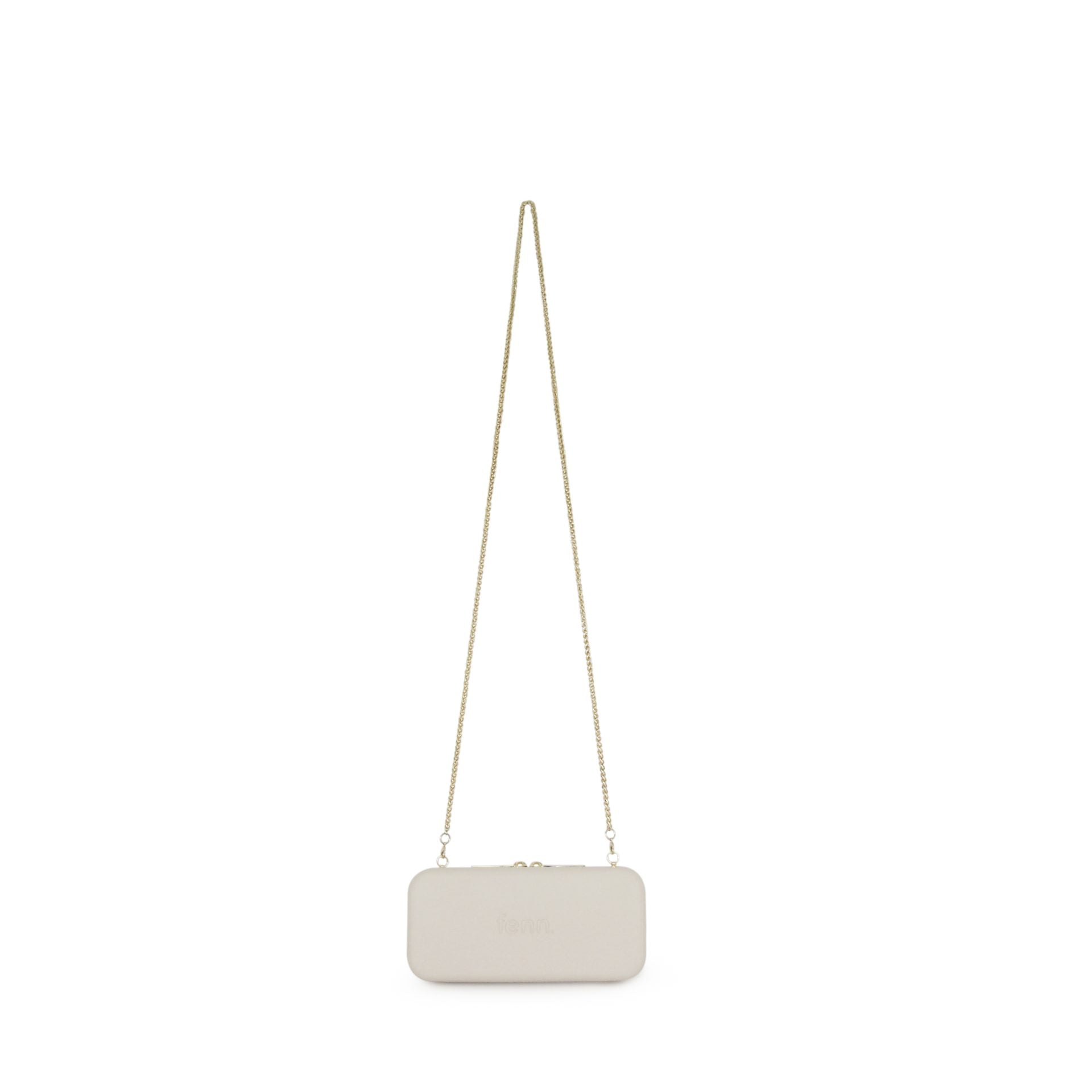 Fenn Gold Zip Purse In Champagne