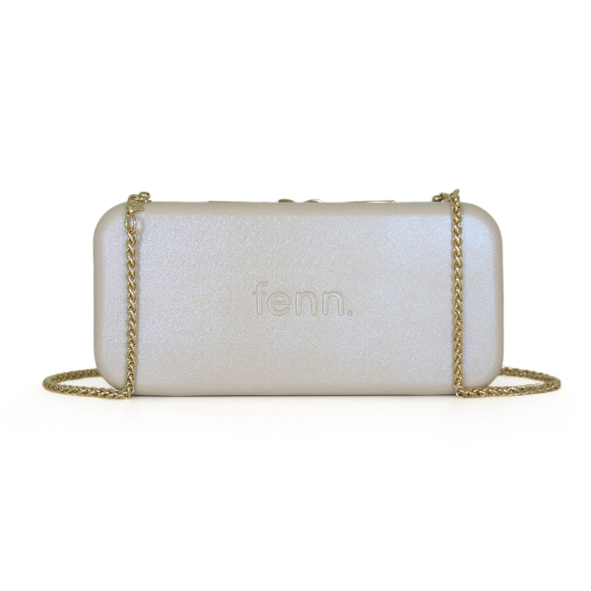Fenn 014-015G Champange Shimmer Wallet Zipper Gold