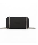 Fenn Silver Zip Purse In Black