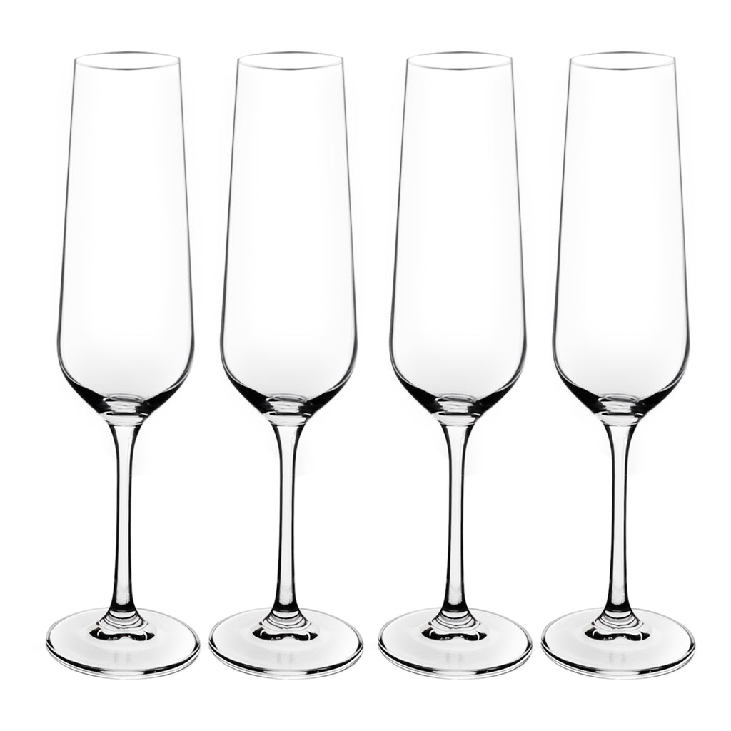 Consol Signature Vienna 4 Pack Stem Champagne Glasses