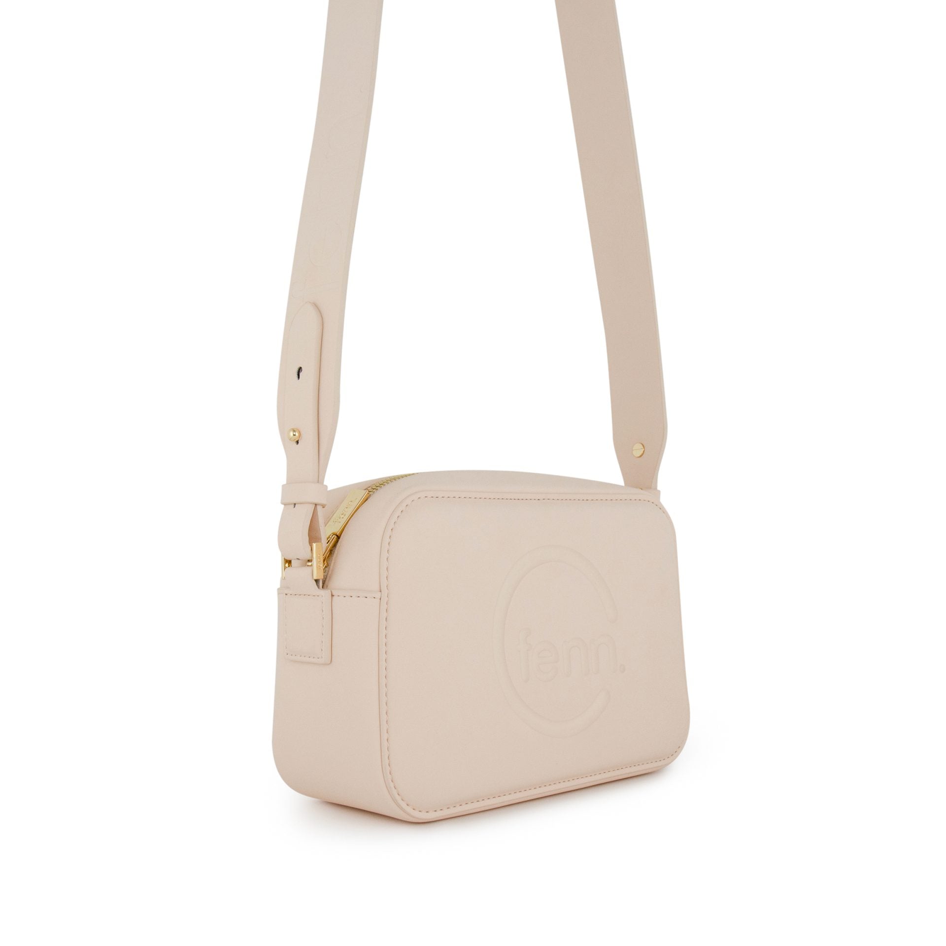 Fenn Crossbody Bag In Nude Gold