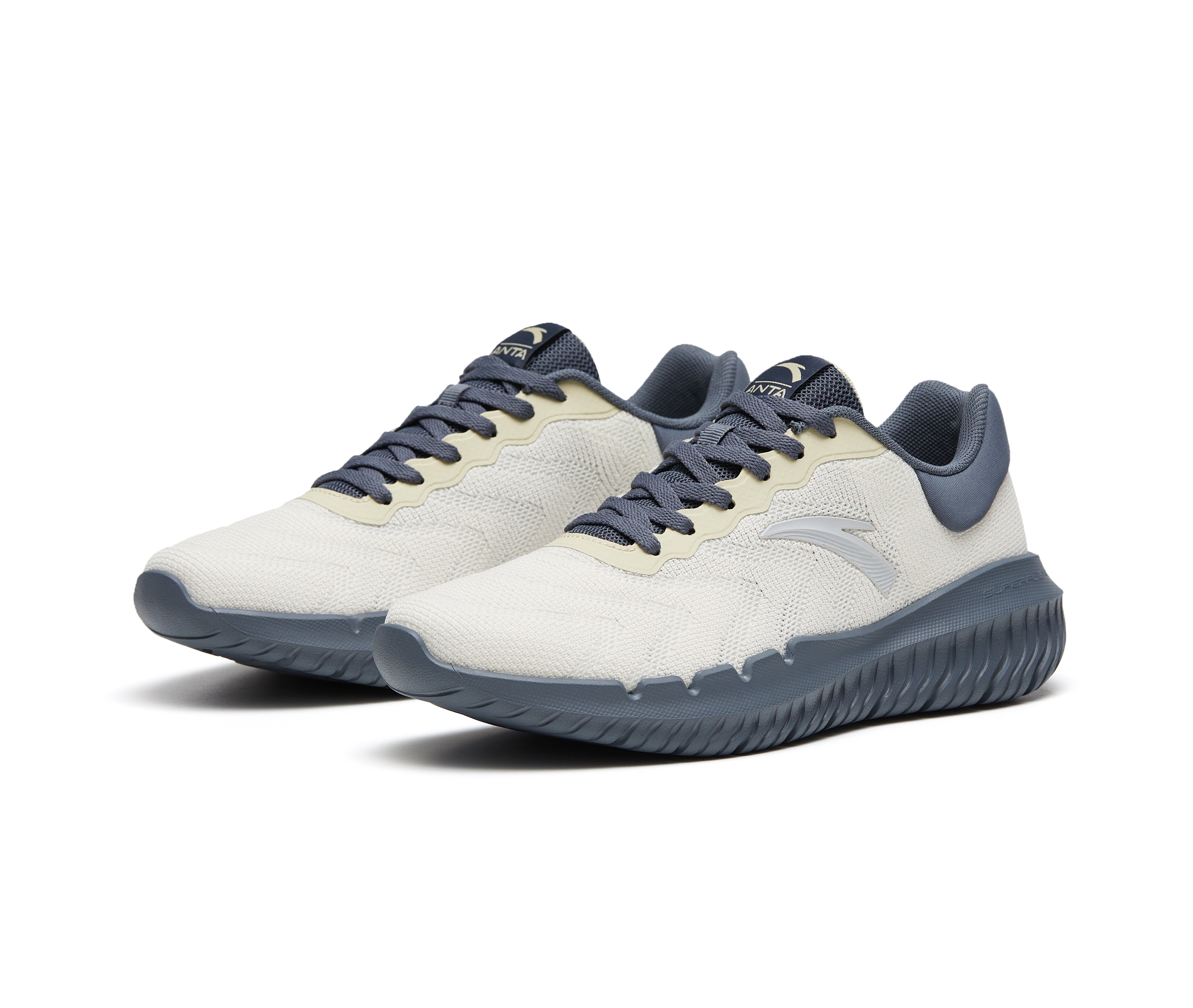 Anta Mens Cross Training Shoes Beige & Green