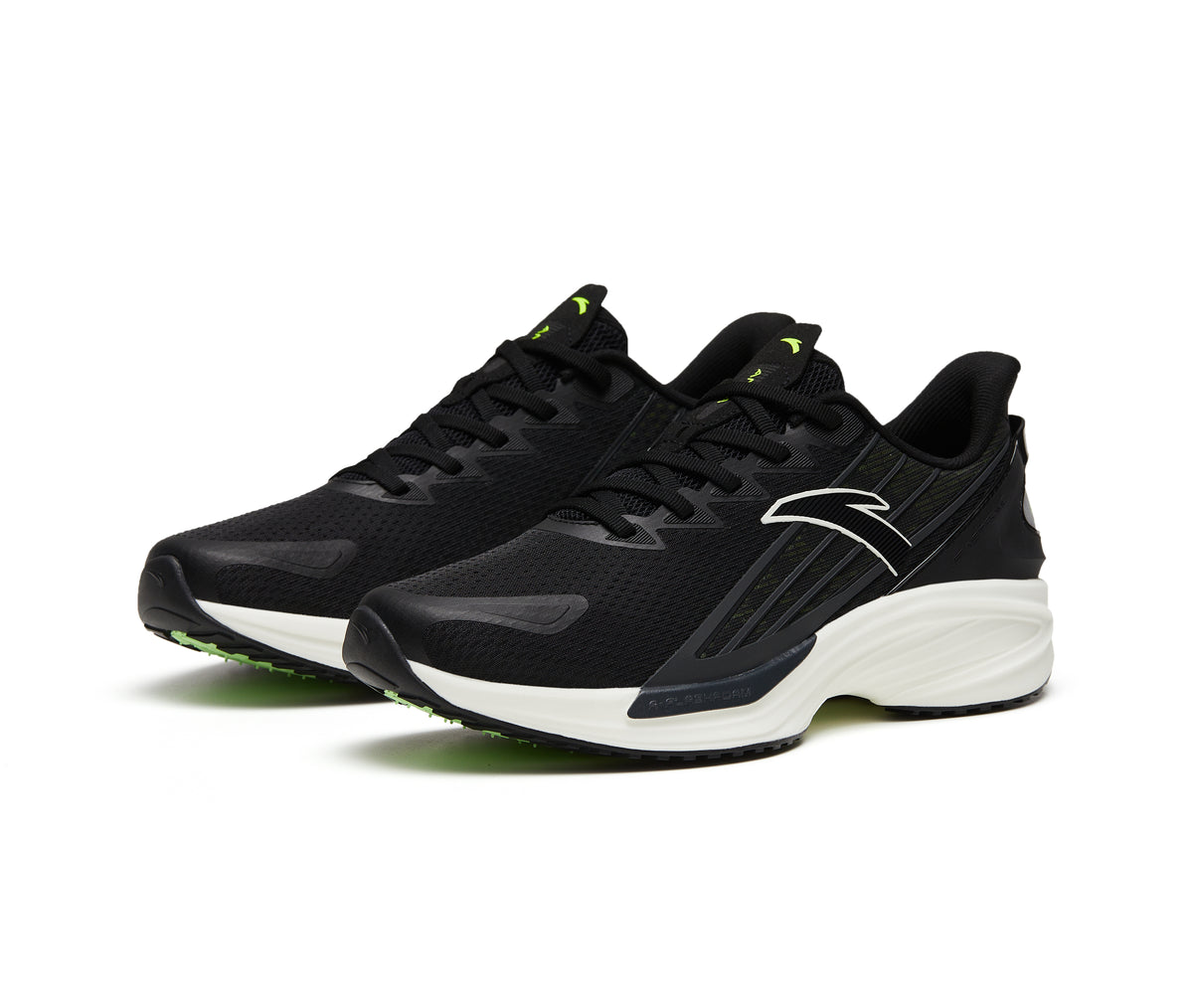 Anta Mens Running Shoes In Black