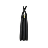 Fenn Silver Laptop Bag In Black