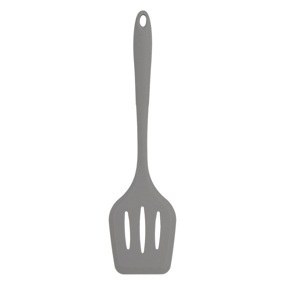 Regent Slotted Silicone Turner In Grey