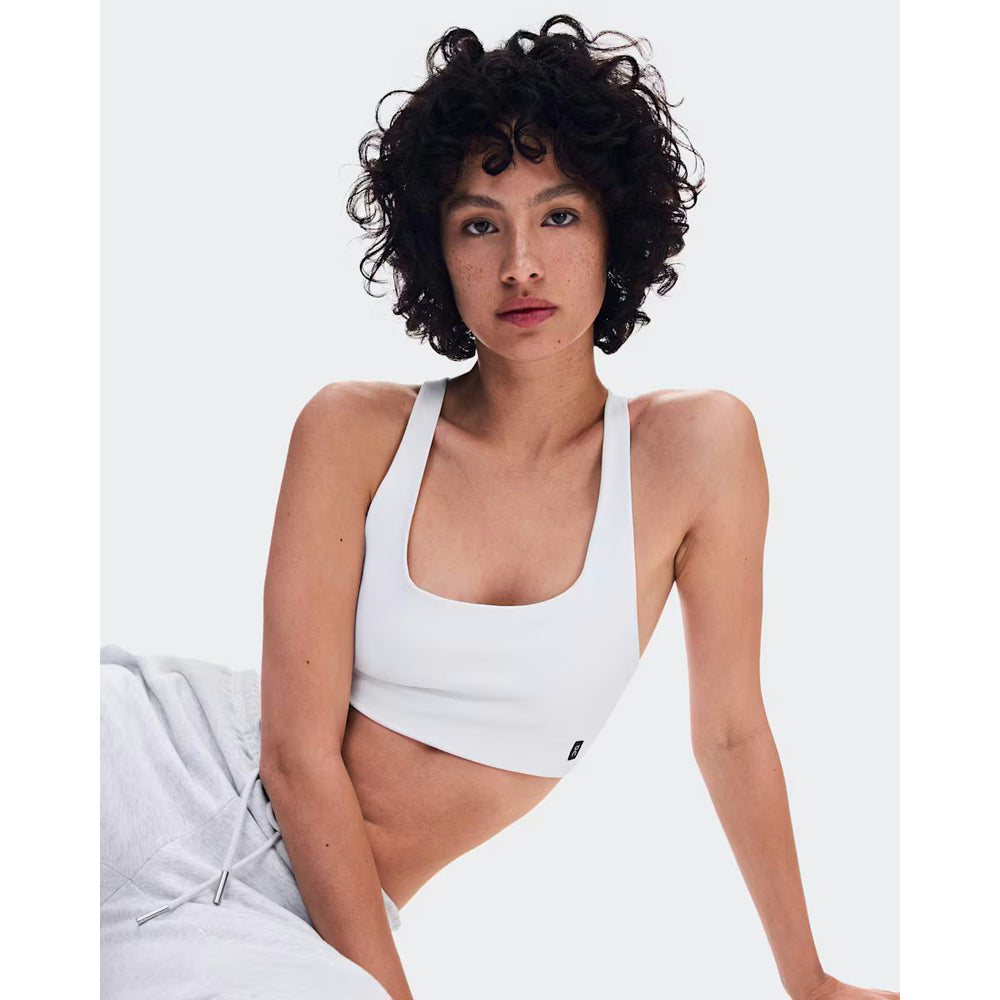 On Womens Studio Bra In White