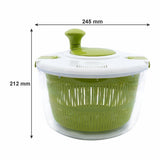 Regent Plastic Salad Spinner In Green & White