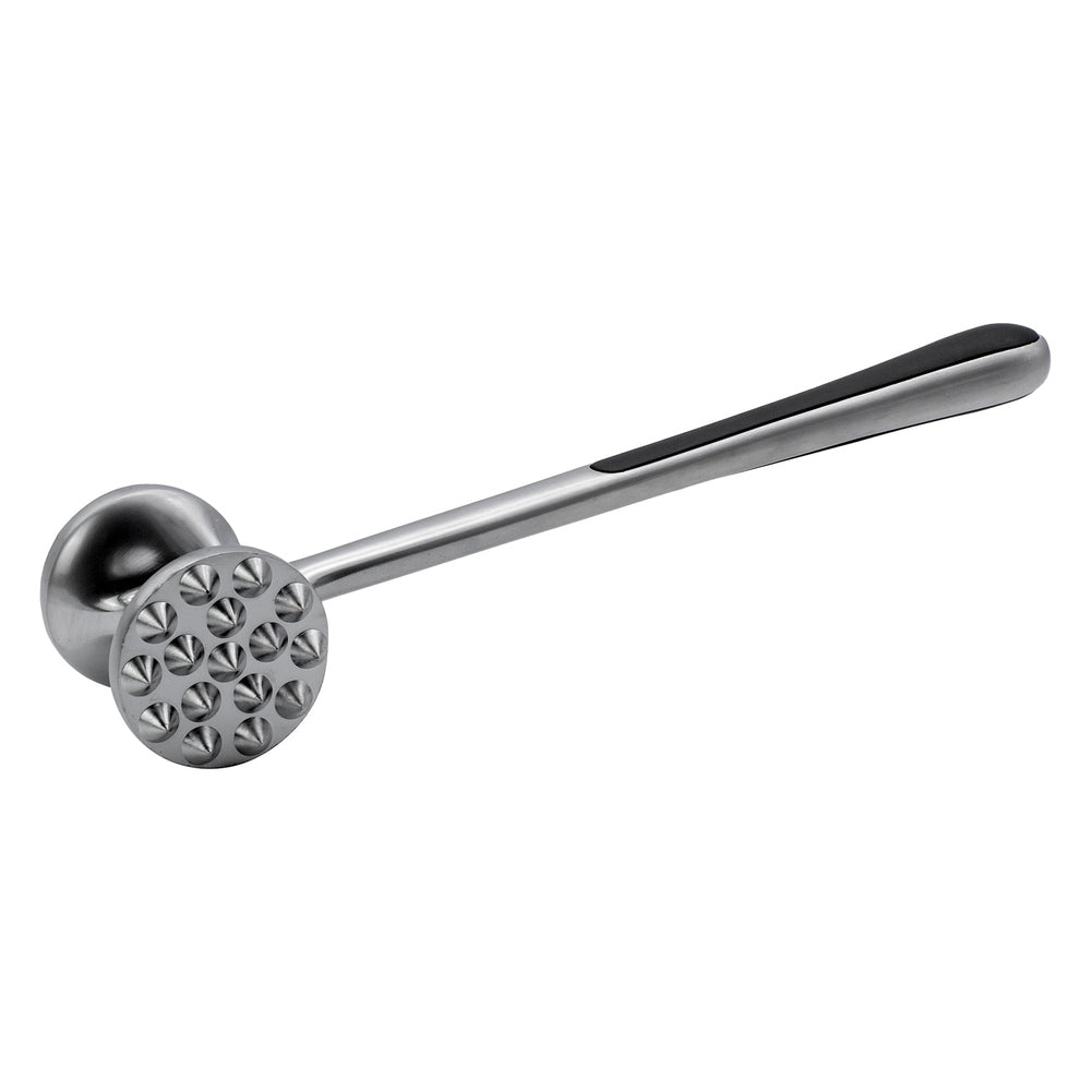 Regent Kitchen Meat Tenderizing Mallet Zinc Alloy In Sliver/Black