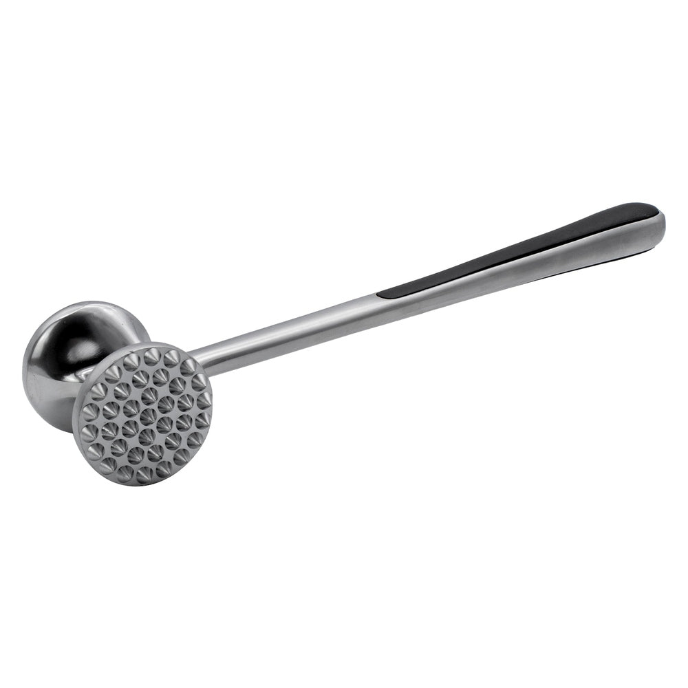 Regent Kitchen Meat Tenderizing Mallet Zinc Alloy In Sliver/Black