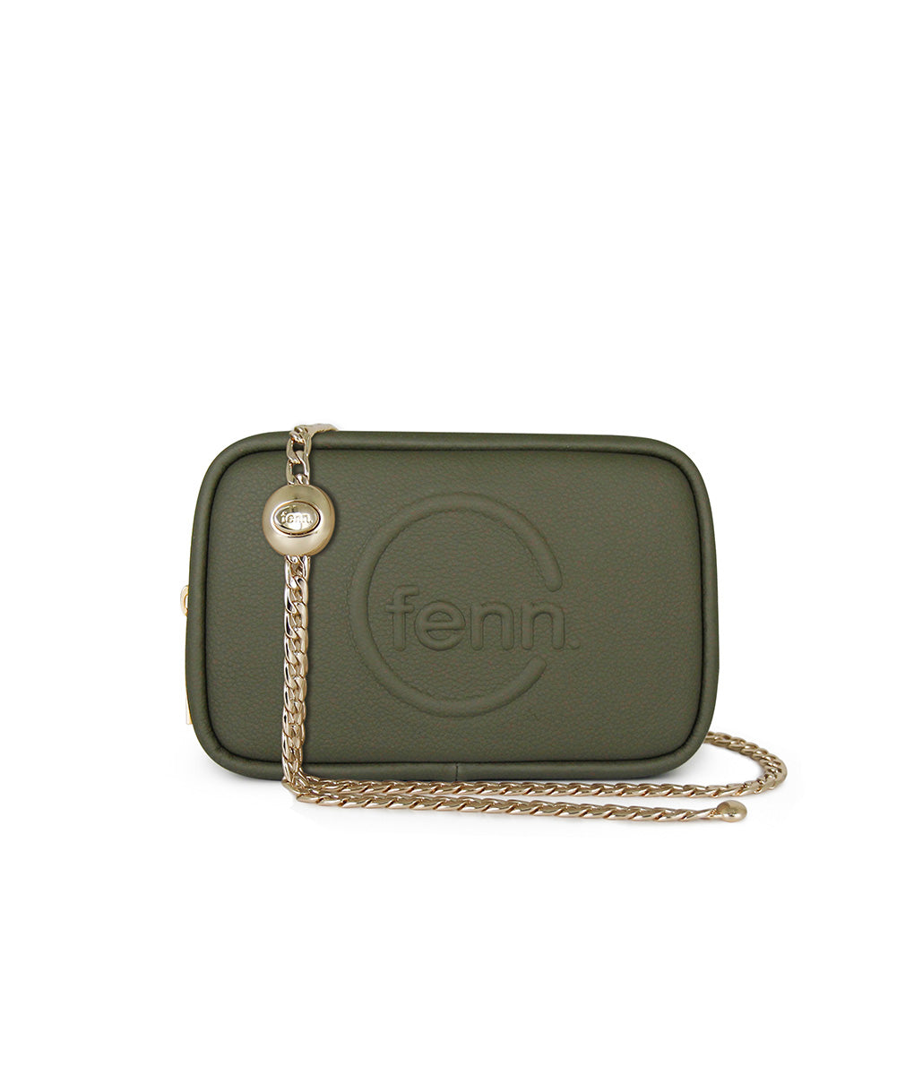 Fenn Womens Pouch in Army Green