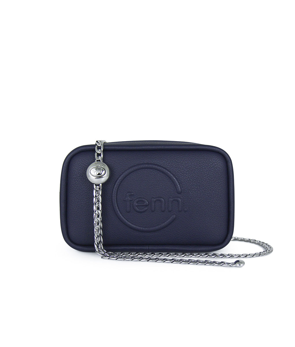 Fenn Chain/Navy/Silver Pouch