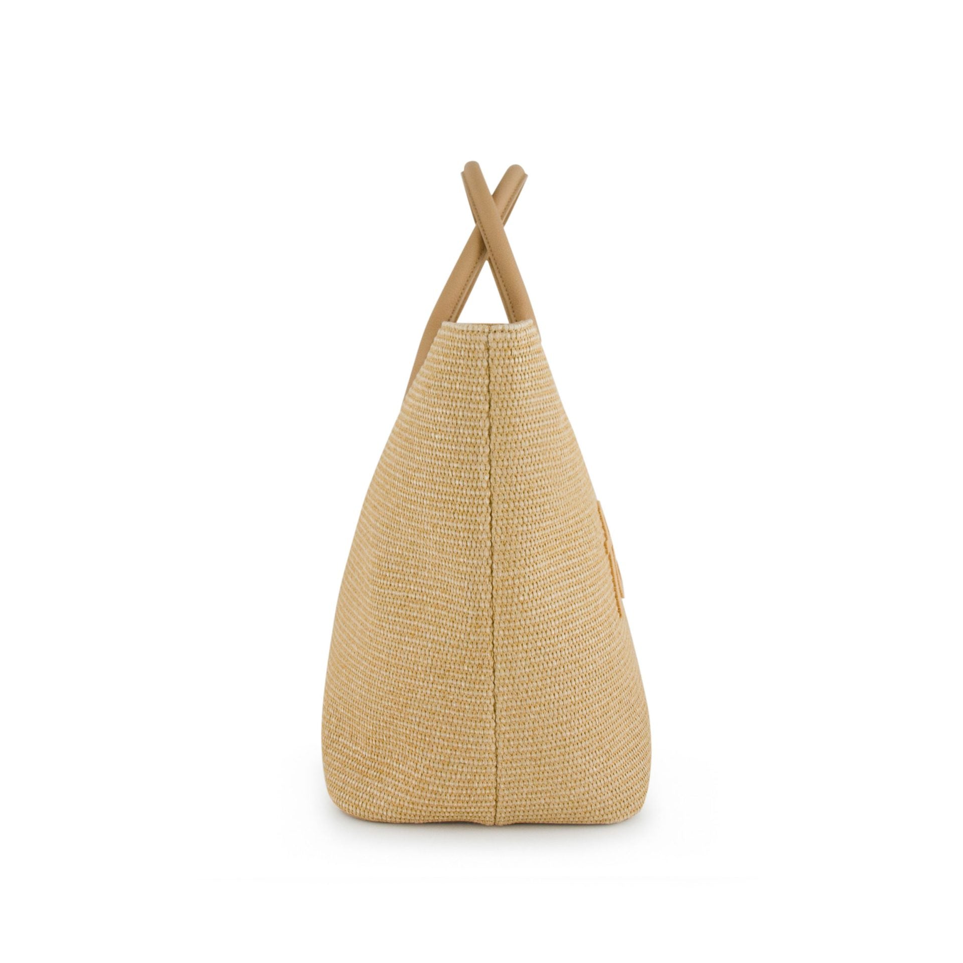 Fenn Wood Coffee Shopping Bag In Light Tan