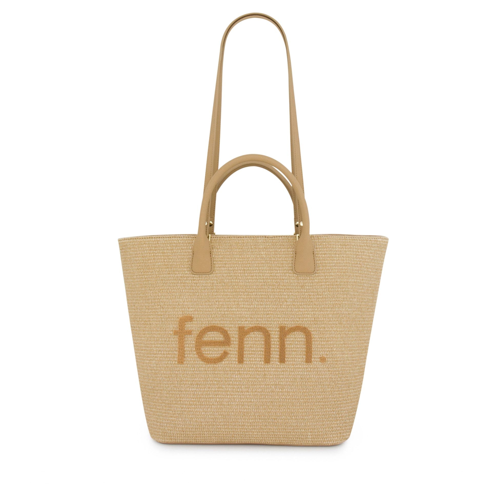 Fenn Wood Coffee Shopping Bag In Light Tan
