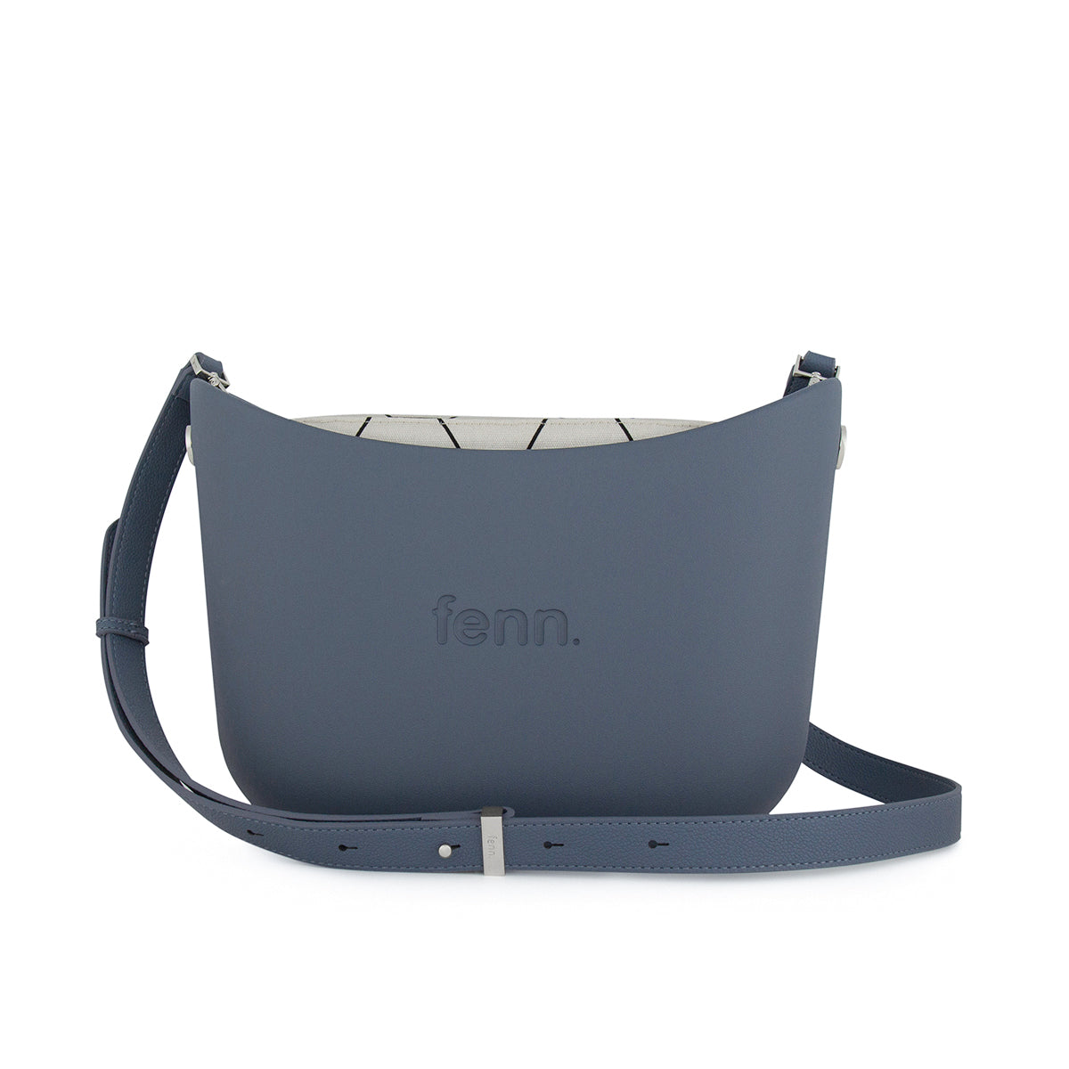 Fenn Denim Handle Tote Bag In Denim Blue