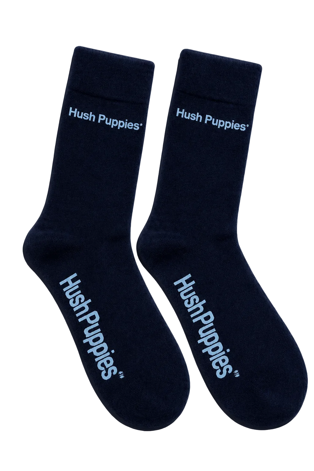 Hush Puppies Mens Combed Cotton Socks In Dark Navy