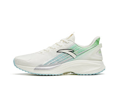 Anta Mens Running Shoes In Beige & Green