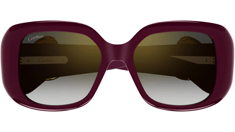 Cartier Maroon Sunglasses CT0471S