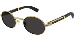 Cartier White And Gold Sunglasses CT0464S