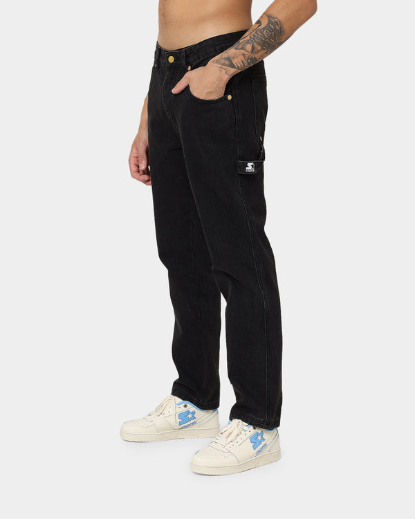 Starter Mens Star I Jeans In Black