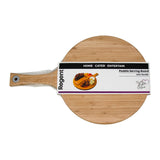 Regent Bamboo Paddle Round Serving Tray / Chopping Board