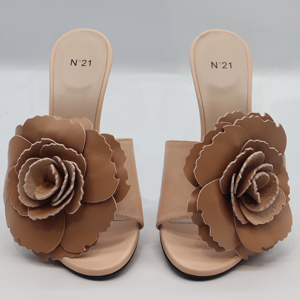 Nº21 Mule Sandals W/A Rose 23Ecpxnv15065 Powder