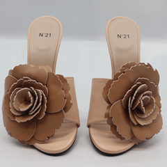 Nº21 Mule Sandals W/A Rose 23Ecpxnv15065 Powder