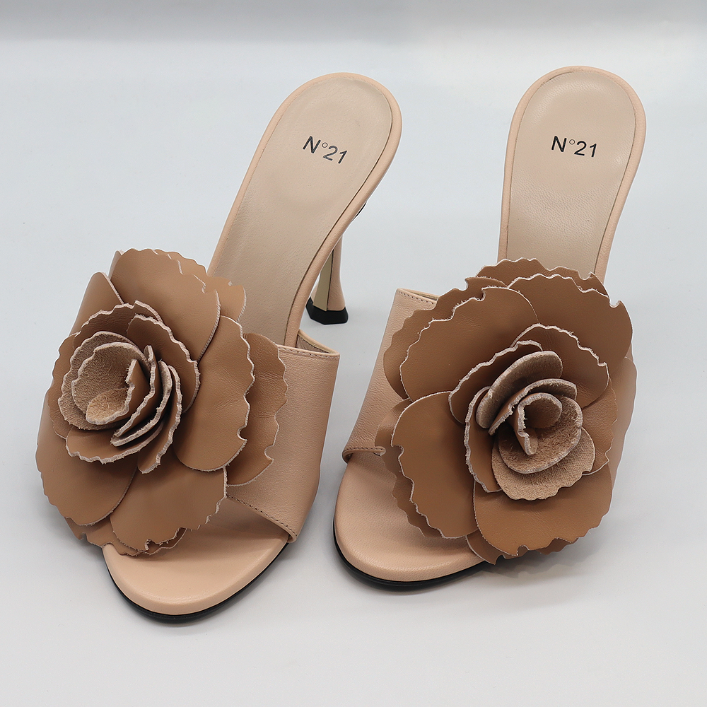 Nº21 Mule Sandals W/A Rose 23Ecpxnv15065 Powder