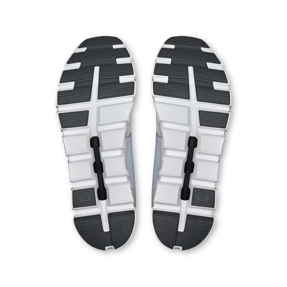 On Mens Cloud 6 Sneakers In Glacier/White