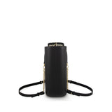 Fenn Gold Zip Chain Tote Bag In Black