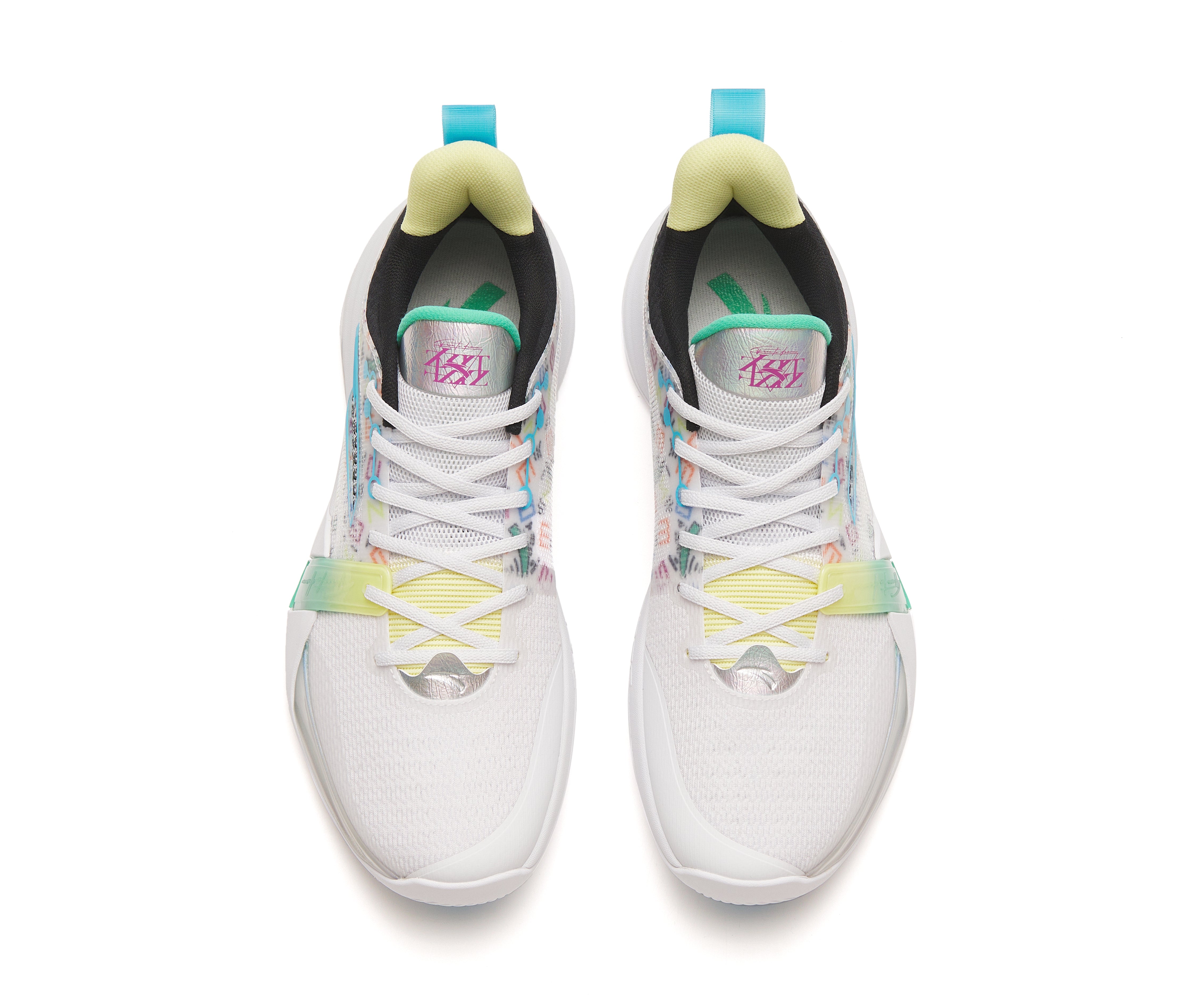 Anta Mens Z-Up 4.0 Basketball Shoes White