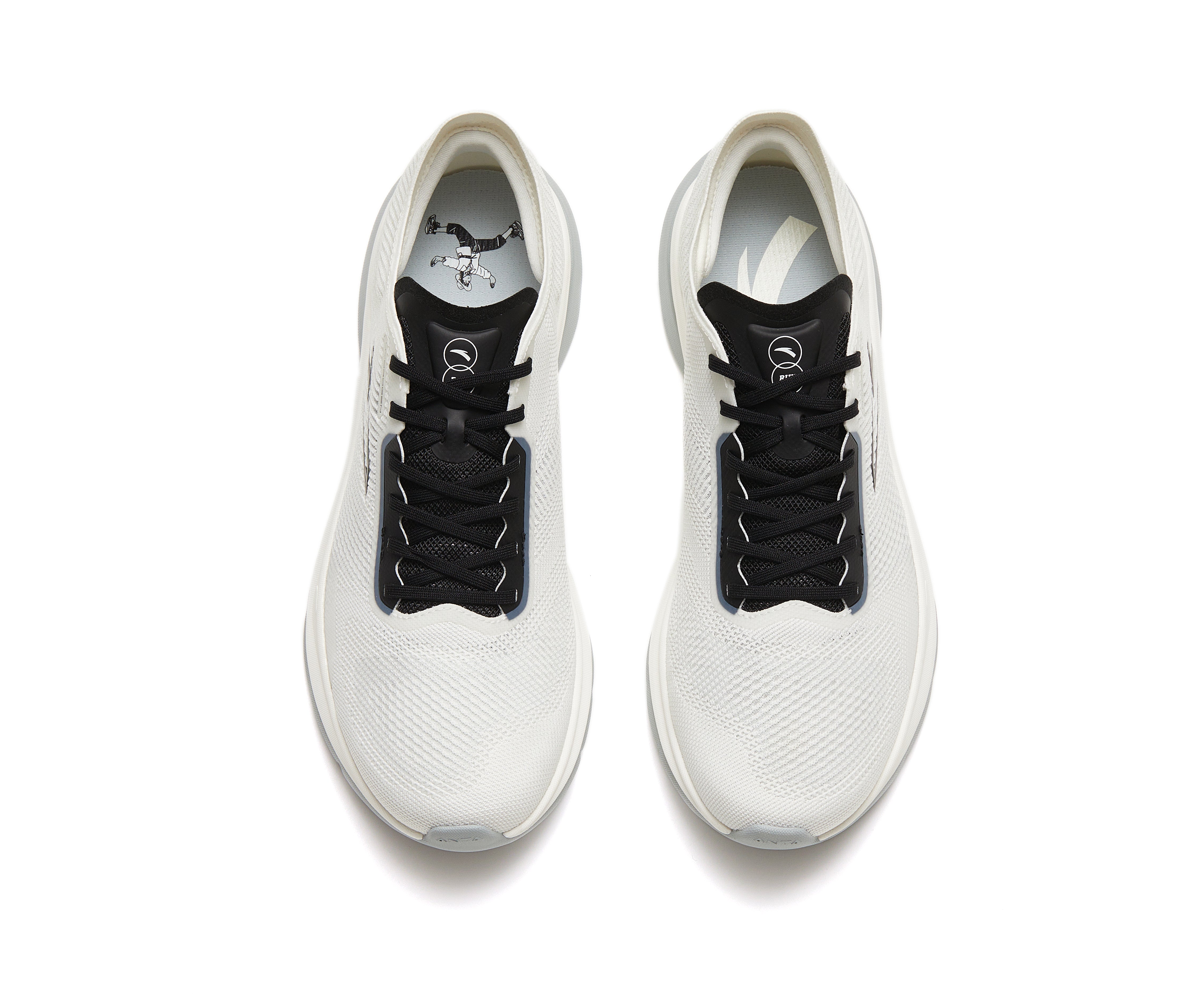 Anta Mens Running Shoes Beige & Grey