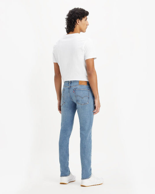 Levis Mens Fly Amanita Skinny Jeans In Light Blue
