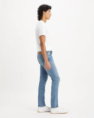 Levis Mens Fly Amanita Skinny Jeans In Light Blue