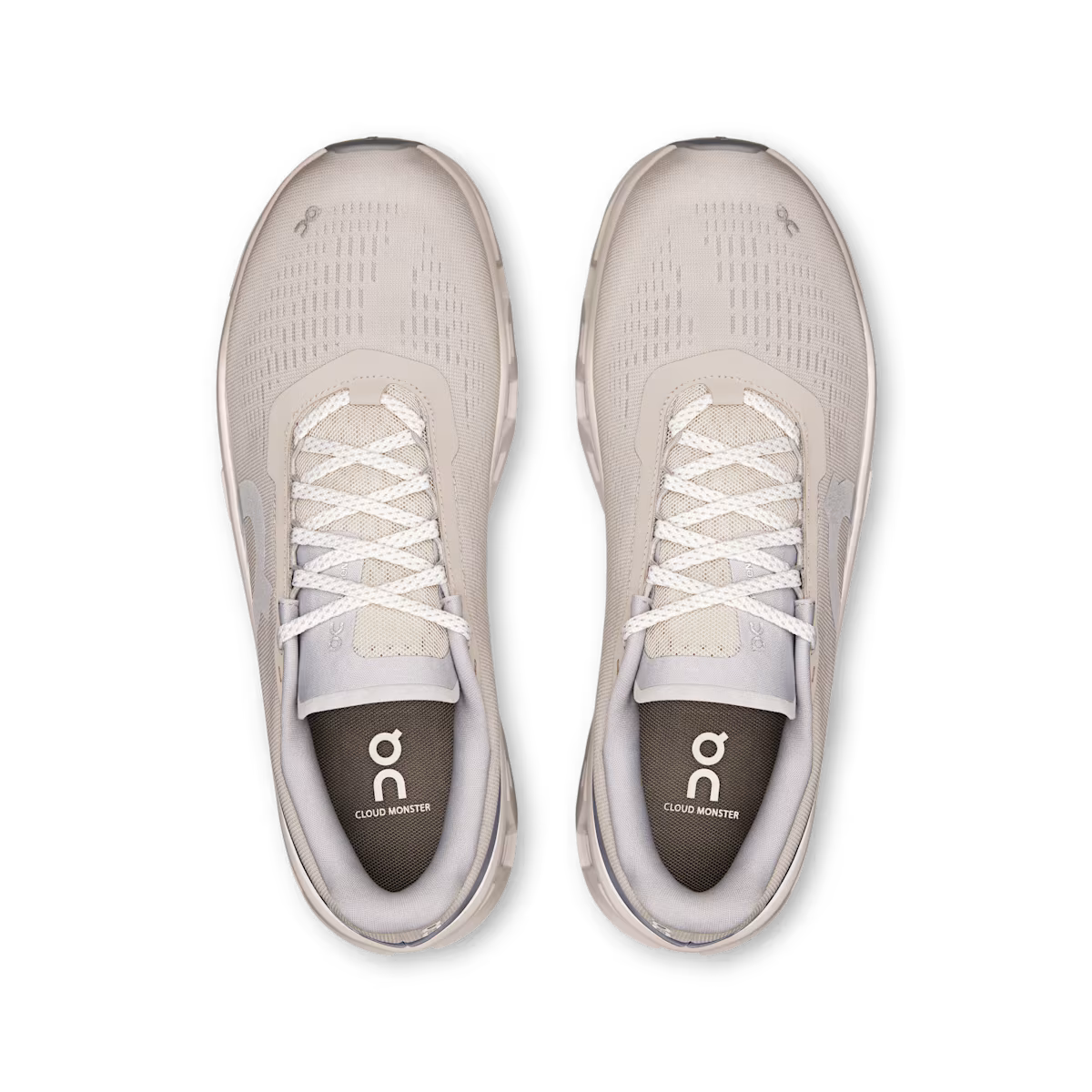 On Clound Mens Cloudmonster 1.0 Shoes In Pelican