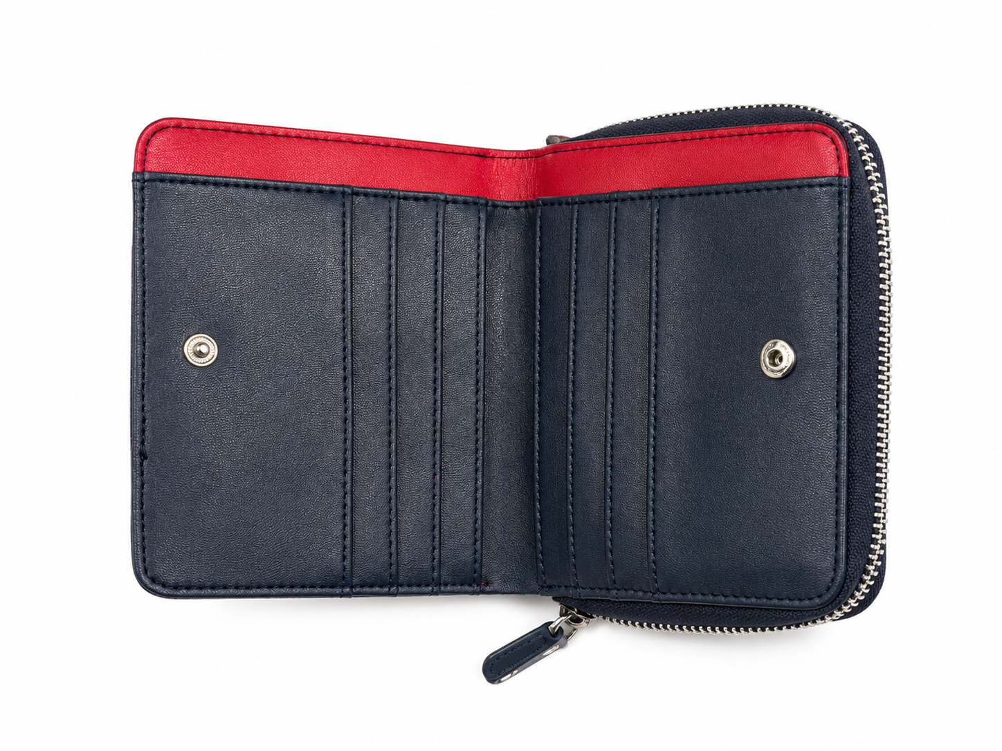 Fila Heritage Zip Around Wallet In Navy