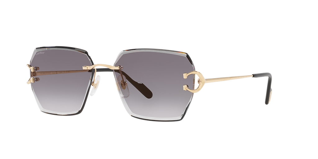 Cartier Gold Sunglasses Ct0466S 001 58