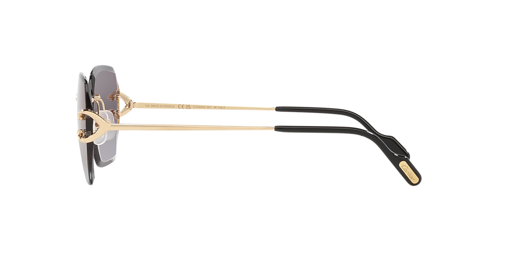 Cartier Gold Sunglasses Ct0466S 001 58